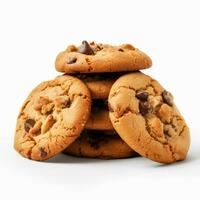 photo of cookies with no background with white back