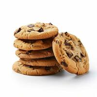 photo of cookies with no background with white back