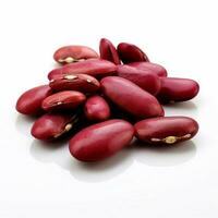 photo of kidney beans with no background with white