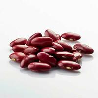 photo of kidney beans with no background with white