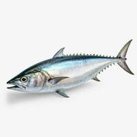 photo of kingfish with no background with white back