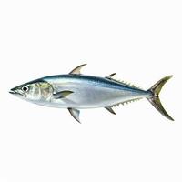 photo of kingfish with no background with white back