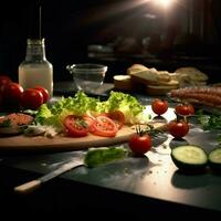 photorealistic professional food commercial photograph photo