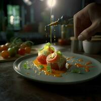 photorealistic professional food commercial photograph photo