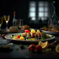 photorealistic professional food commercial photograph photo