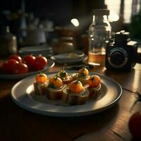 photorealistic professional food commercial photograph photo