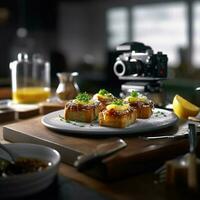 photorealistic professional food commercial photograph photo