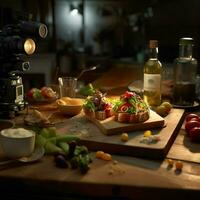 photorealistic professional food commercial photograph photo