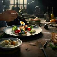 photorealistic professional food commercial photograph photo