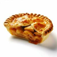 pie with white background high quality ultra hd photo