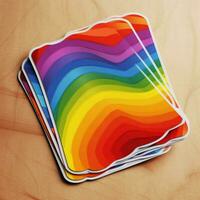 pride stickers high quality 4k ultra hd hdr photo