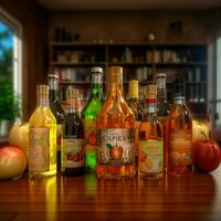 product shots of Apple juice high quality 4k ultra photo