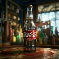 producto disparos de Coca Cola blak alto calidad 4k foto