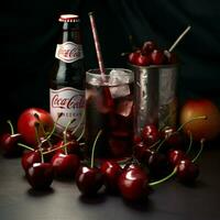 product shots of Coca-Cola Black Cherry Vanilla photo