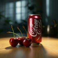 product shots of Coca-Cola Cherry high quality 4 photo