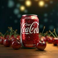 product shots of Coca-Cola Cherry high quality 4 photo