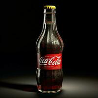 producto disparos de Coca Cola blak alto calidad 4k foto