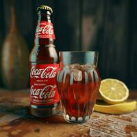 product shots of Coca-Cola Clear high quality 4k photo