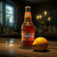 product shots of Coca-Cola Orange high quality 4 photo