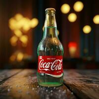 producto disparos de Coca Cola cero alto calidad 4k foto