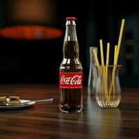 product shots of Coca-Cola Vanilla high quality photo