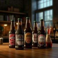 producto disparos de ibc raíz cerveza alto calidad 4k tu foto