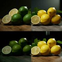 product shots of Lim on lemon and lime high qual photo