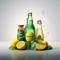 product shots of Limca high quality 4k ultra hd photo