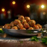 product shots of Meatballs high quality 4k ultra photo