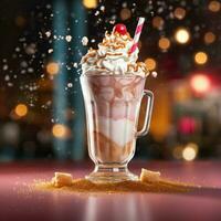 product shots of Milkshake high quality 4k ultra photo