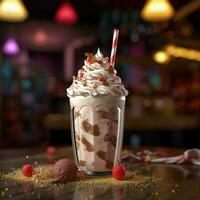 product shots of Milkshake high quality 4k ultra photo