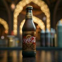 product shots of Mecca Cola high quality 4k ultr photo