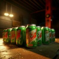 product shots of Mountain Dew Game Fuel promotion photo