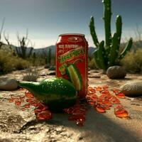 product shots of Mountain Dew Sangrita high qual photo