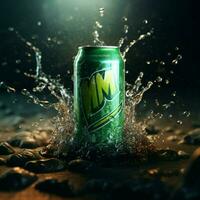 product shots of Mountain Dew Voltage high quali photo