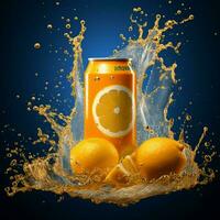 product shots of Orangina high quality 4k ultra photo