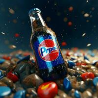 product shots of Pepsi Max high quality 4k ultra photo
