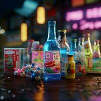 product shots of Ramune high quality 4k ultra hd photo