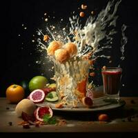 product shots of a fast shutter speed food photograph photo