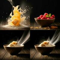 product shots of a fast shutter speed food photograph photo