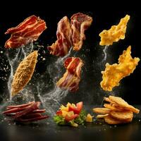 product shots of a fast shutter speed food photograph photo