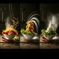 product shots of a fast shutter speed food photograph photo