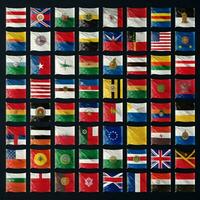 product shots of all countries flag high quality photo
