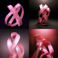 product shots of breast cancer ribbon high quali photo