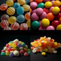 product shots of candy high quality 4k ultra hd photo