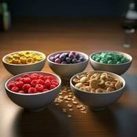 product shots of cereal high quality 4k ultra hd photo