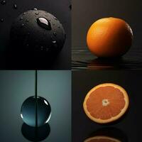 product shots of close - up dark minimalist background photo