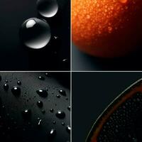 product shots of close - up dark minimalist background photo