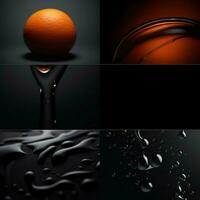 product shots of close - up dark minimalist background photo