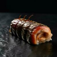 product shots of eel sushi high quality 4k ultra photo